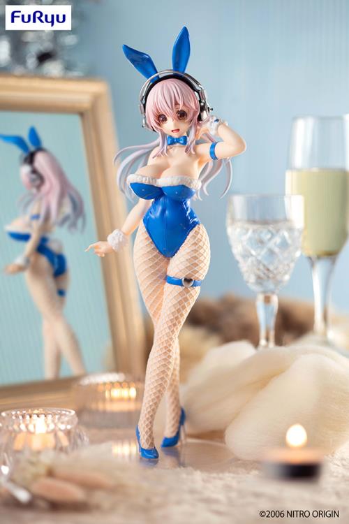 Nitroplus BiCute Bunnies Super Sonico (Blue Rabbit Ver.) Figure - Image 8