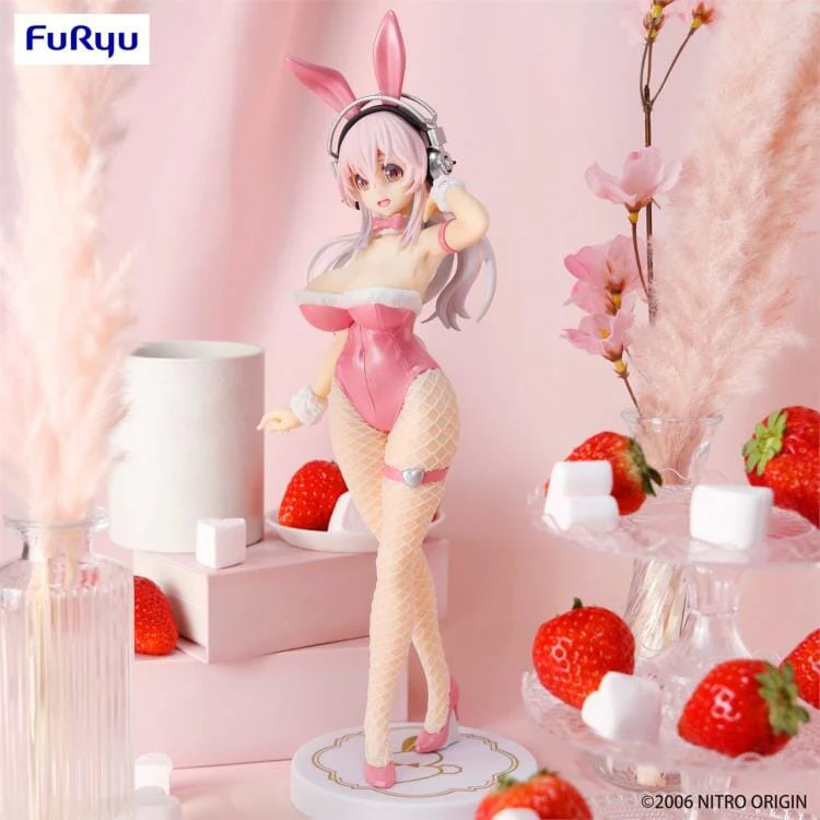 Nitroplus BiCute Bunnies Super Sonico (Pink Rabbit Ver.) Figure - Image 3