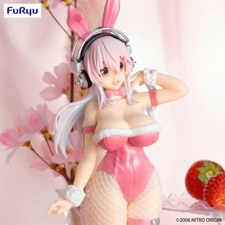 Nitroplus BiCute Bunnies Super Sonico (Pink Rabbit Ver.) Figure - Image 5