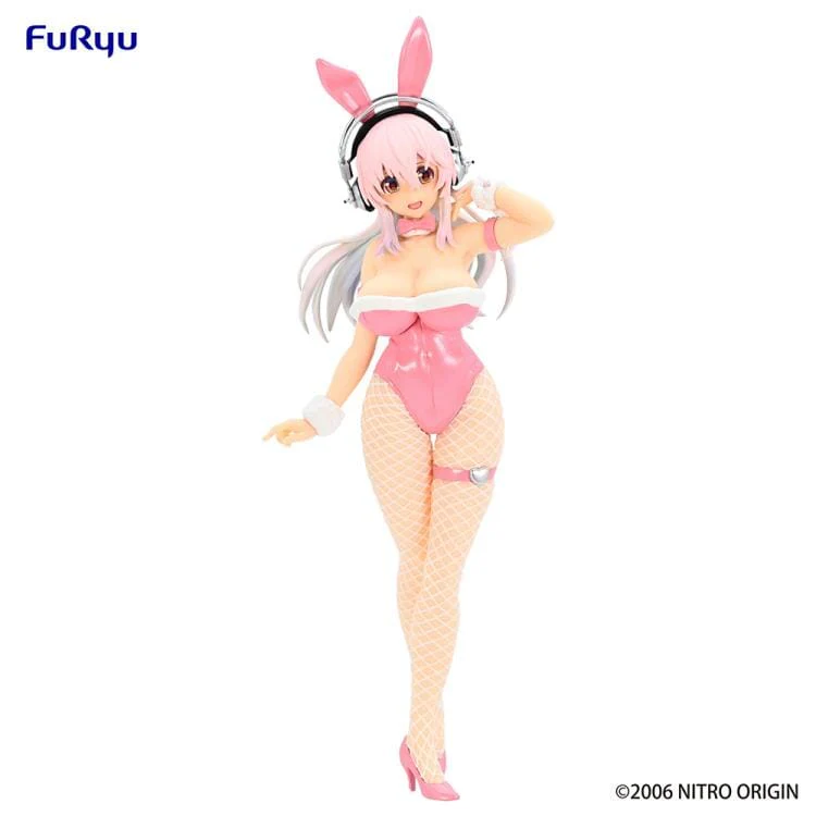 Nitroplus BiCute Bunnies Super Sonico (Pink Rabbit Ver.) Figure - Image 6