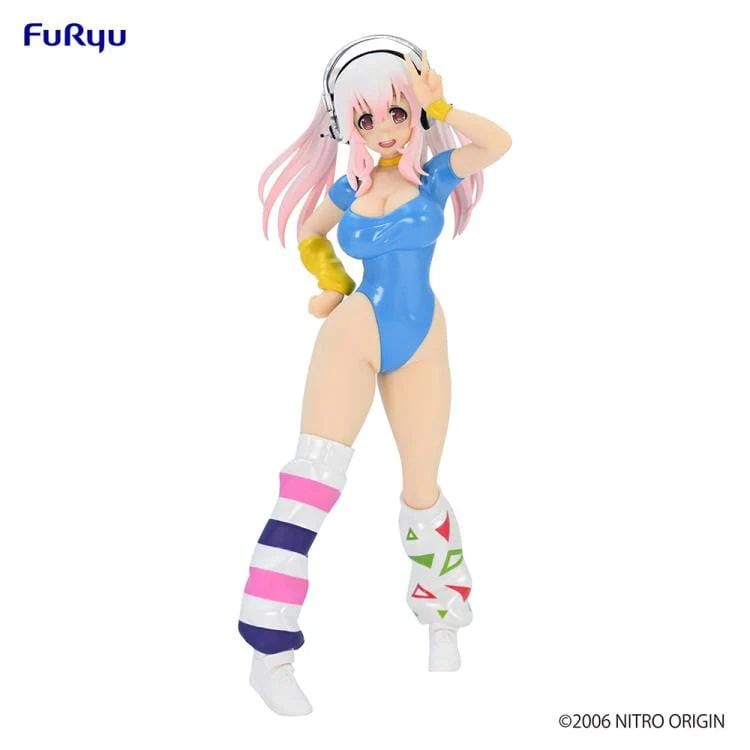 Nitroplus Super Sonico (1980's Blue Another Color Ver.) Concept Figure (Reissue) - Image 2