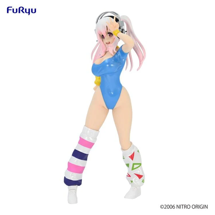Nitroplus Super Sonico (1980's Blue Another Color Ver.) Concept Figure (Reissue) - Image 3