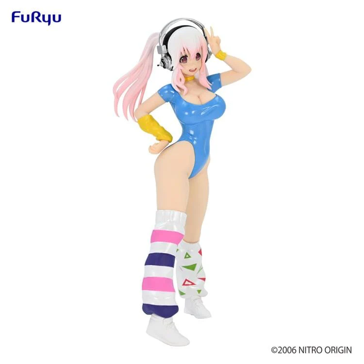 Nitroplus Super Sonico (1980's Blue Another Color Ver.) Concept Figure (Reissue) - Image 9