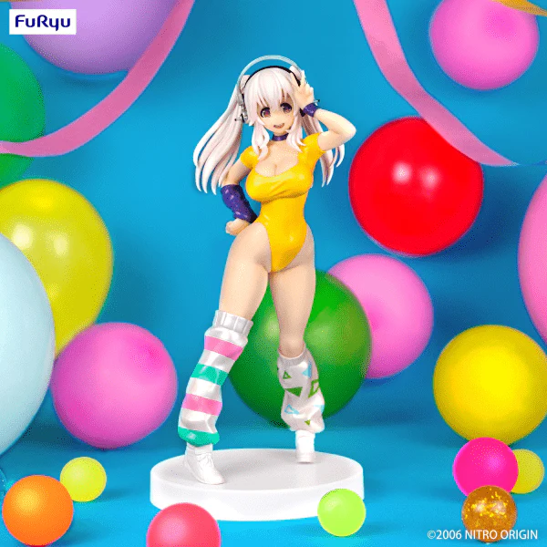 Nitroplus Super Sonico (1980's Yellow Another Color Ver.) Concept Figure (Reissue) - Image 10