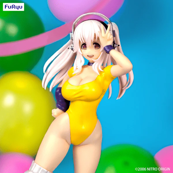 Nitroplus Super Sonico (1980's Yellow Another Color Ver.) Concept Figure (Reissue) - Image 11