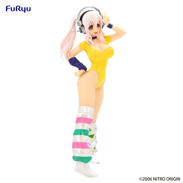Nitroplus Super Sonico (1980's Yellow Another Color Ver.) Concept Figure (Reissue) - Image 9