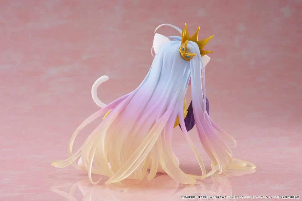 No Game No Life Desktop Cute Shiro (Cat Ear T-Shirt Ver.) Figure - Image 8
