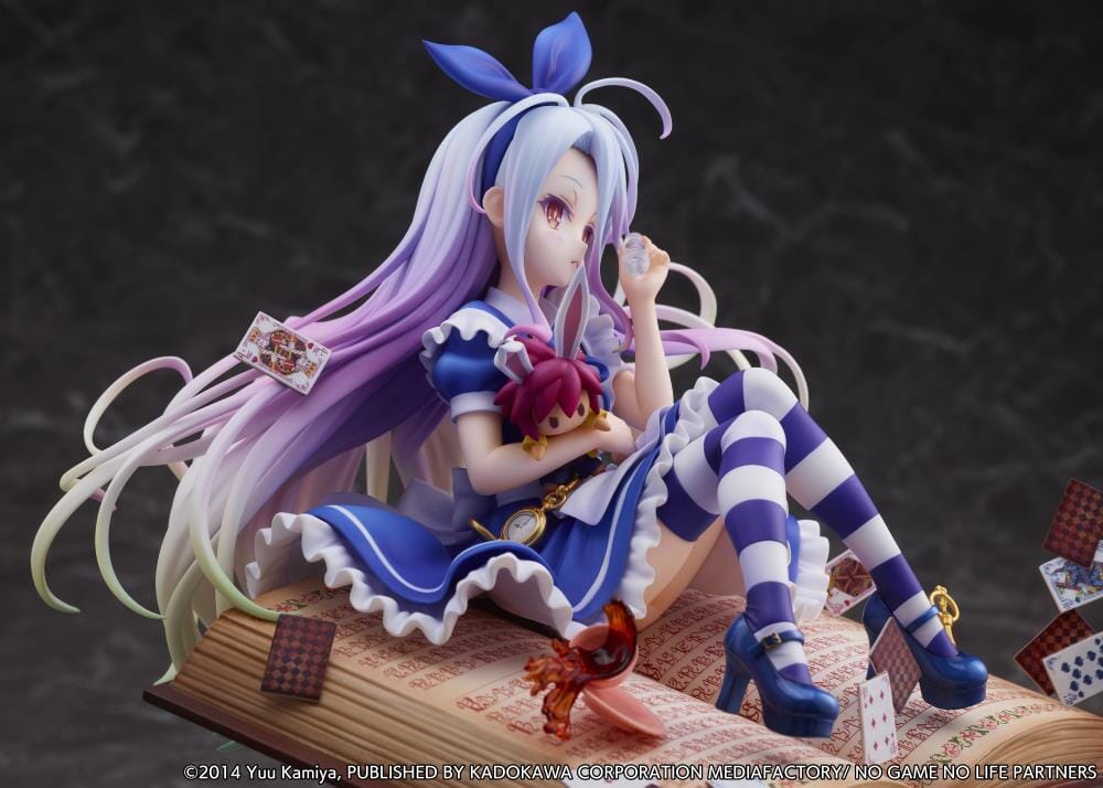No Game No Life Shiro (Alice in Wonderland Ver.) 1/7 Scale Shibuya Scramble Figure - Image 10