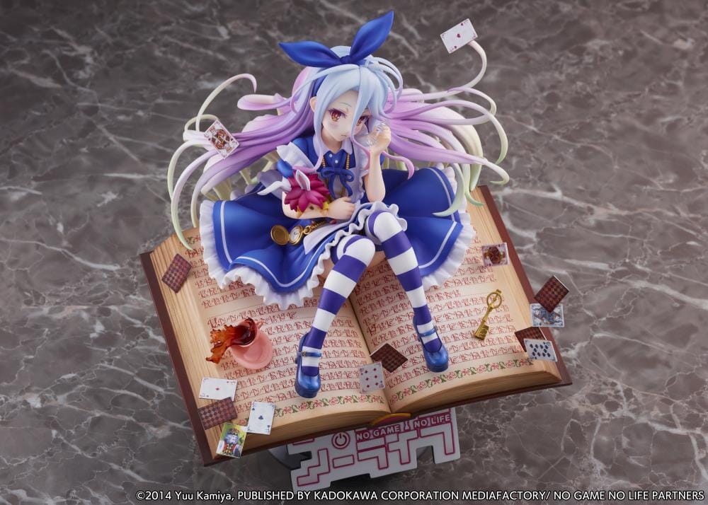 No Game No Life Shiro (Alice in Wonderland Ver.) 1/7 Scale Shibuya Scramble Figure - Image 11