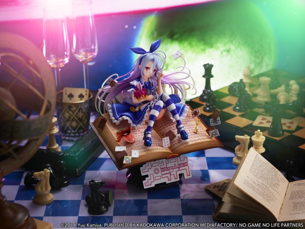 No Game No Life Shiro (Alice in Wonderland Ver.) 1/7 Scale Shibuya Scramble Figure - Image 12