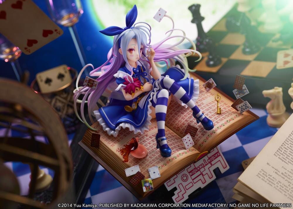 No Game No Life Shiro (Alice in Wonderland Ver.) 1/7 Scale Shibuya Scramble Figure - Image 13