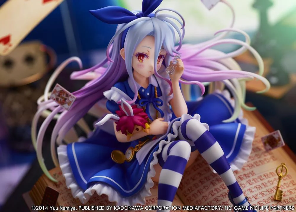 No Game No Life Shiro (Alice in Wonderland Ver.) 1/7 Scale Shibuya Scramble Figure - Image 14