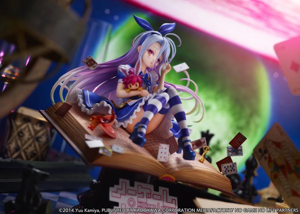 No Game No Life Shiro (Alice in Wonderland Ver.) 1/7 Scale Shibuya Scramble Figure - Image 15