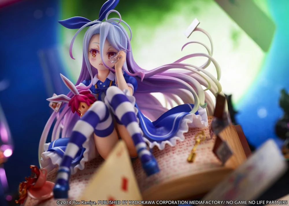 No Game No Life Shiro (Alice in Wonderland Ver.) 1/7 Scale Shibuya Scramble Figure - Image 16