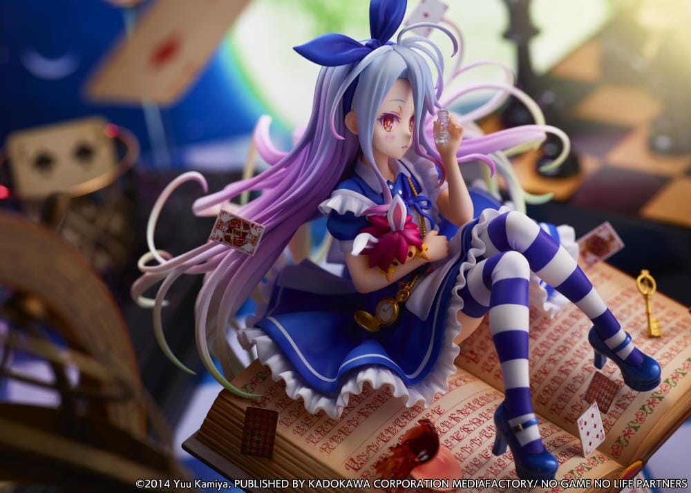 No Game No Life Shiro (Alice in Wonderland Ver.) 1/7 Scale Shibuya Scramble Figure - Image 17