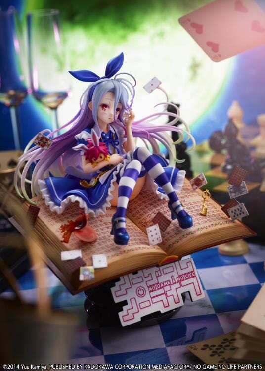 No Game No Life Shiro (Alice in Wonderland Ver.) 1/7 Scale Shibuya Scramble Figure - Image 18