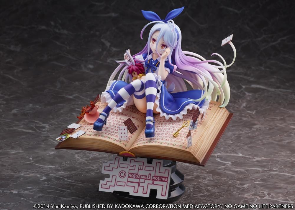No Game No Life Shiro (Alice in Wonderland Ver.) 1/7 Scale Shibuya Scramble Figure - Image 3