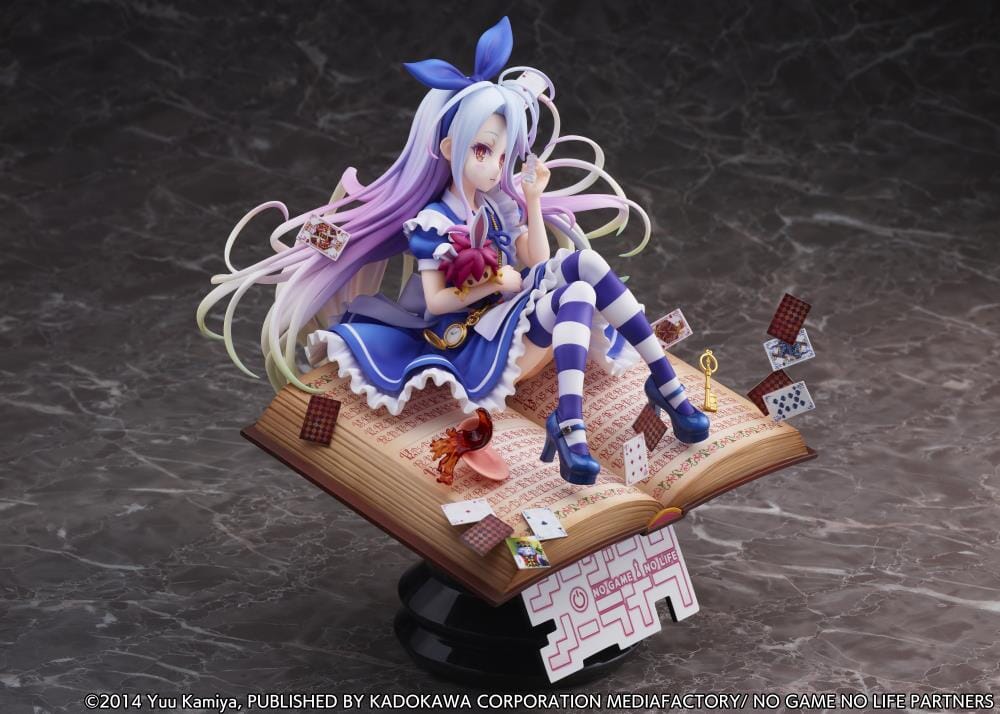 No Game No Life Shiro (Alice in Wonderland Ver.) 1/7 Scale Shibuya Scramble Figure - Image 4