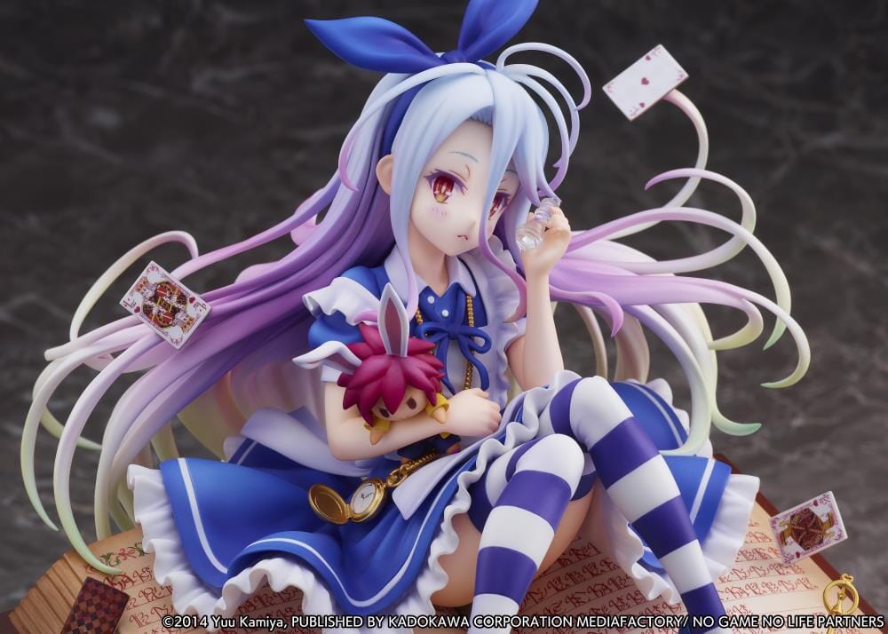 No Game No Life Shiro (Alice in Wonderland Ver.) 1/7 Scale Shibuya Scramble Figure - Image 7