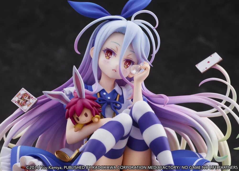 No Game No Life Shiro (Alice in Wonderland Ver.) 1/7 Scale Shibuya Scramble Figure - Image 8