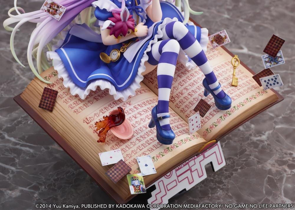 No Game No Life Shiro (Alice in Wonderland Ver.) 1/7 Scale Shibuya Scramble Figure - Image 9