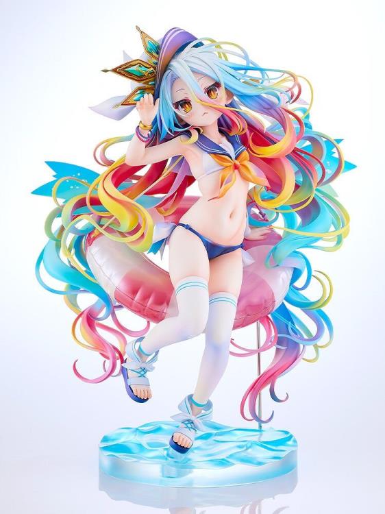 No Game No Life Shiro (Sailor-Style Swimsuit Ver.) 1/7 Scale Figure - Image 6
