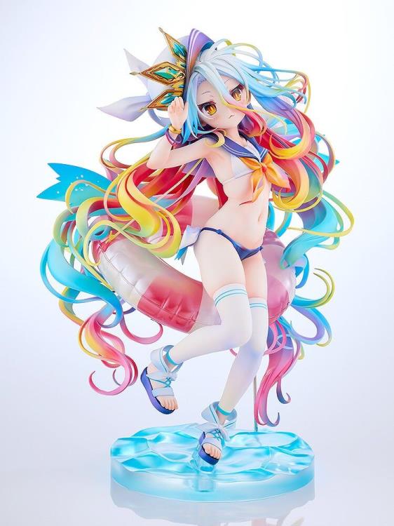 No Game No Life Shiro (Sailor-Style Swimsuit Ver.) 1/7 Scale Figure - Image 7