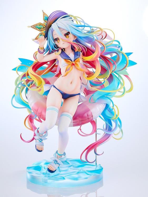 No Game No Life Shiro (Sailor-Style Swimsuit Ver.) 1/7 Scale Figure - Image 9