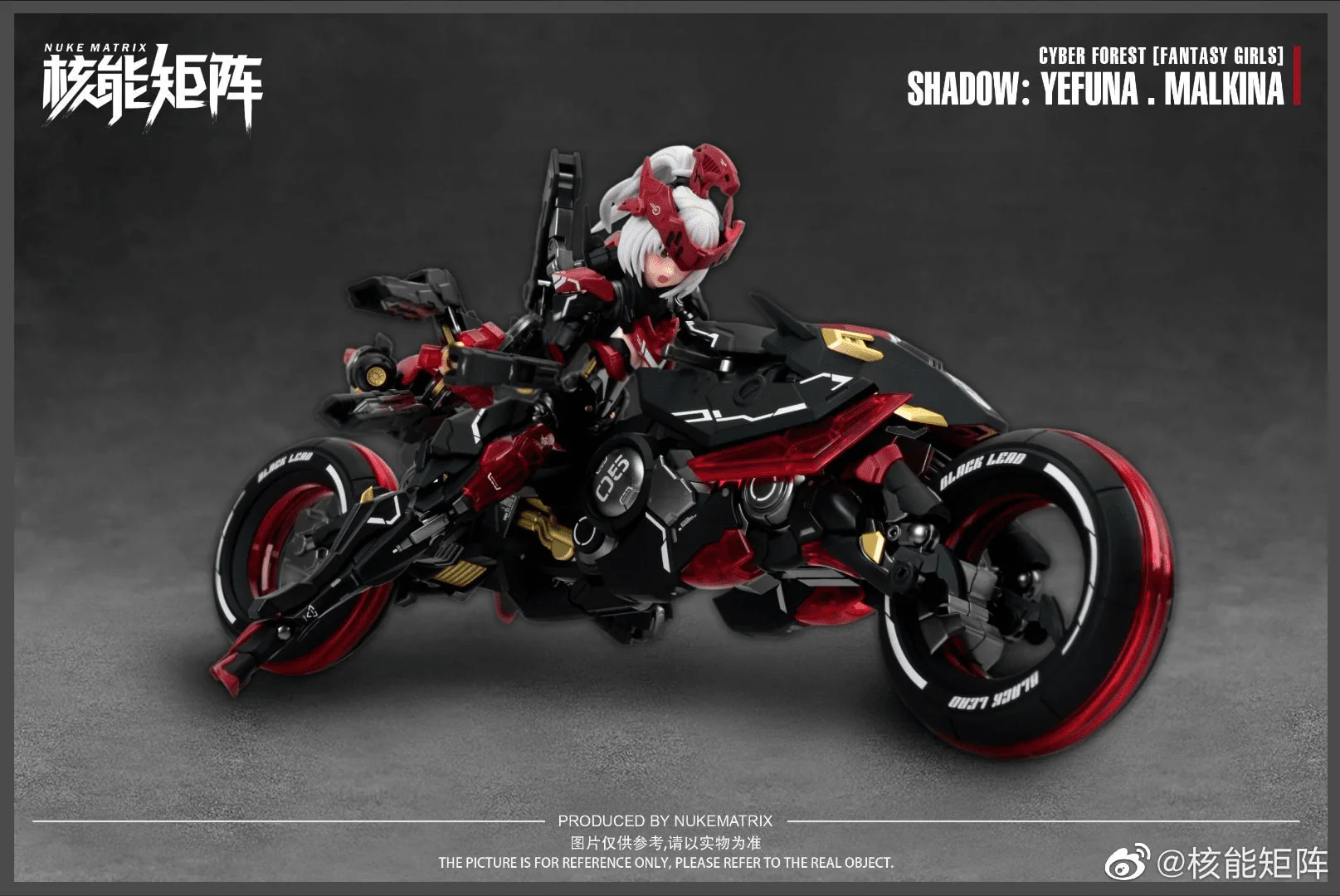 Cyber Forest Fantasy Girls Shadow Yefuna Malkina 1/12 Scale Model Kit - Image 10