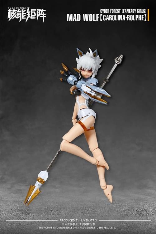 Cyber Forest Fantasy Girls Mad Wolf 1/12 Scale Model Kit - Image 12