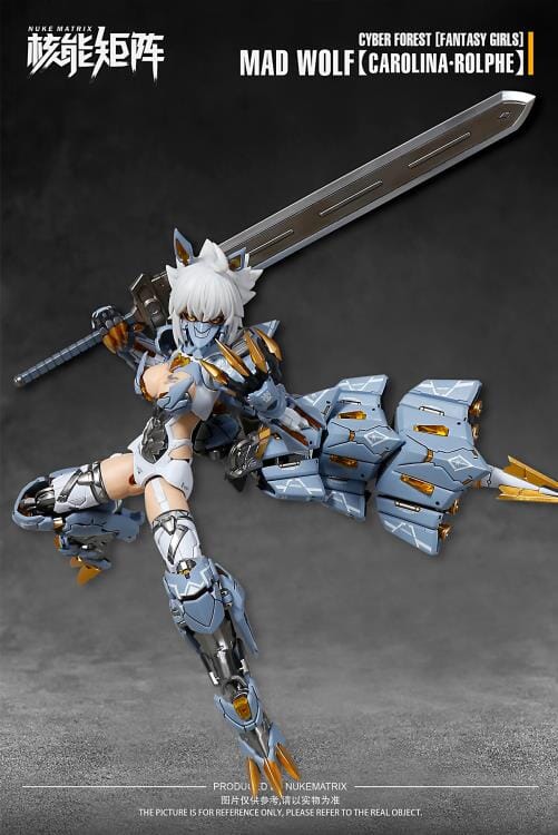 Cyber Forest Fantasy Girls Mad Wolf 1/12 Scale Model Kit - Image 16