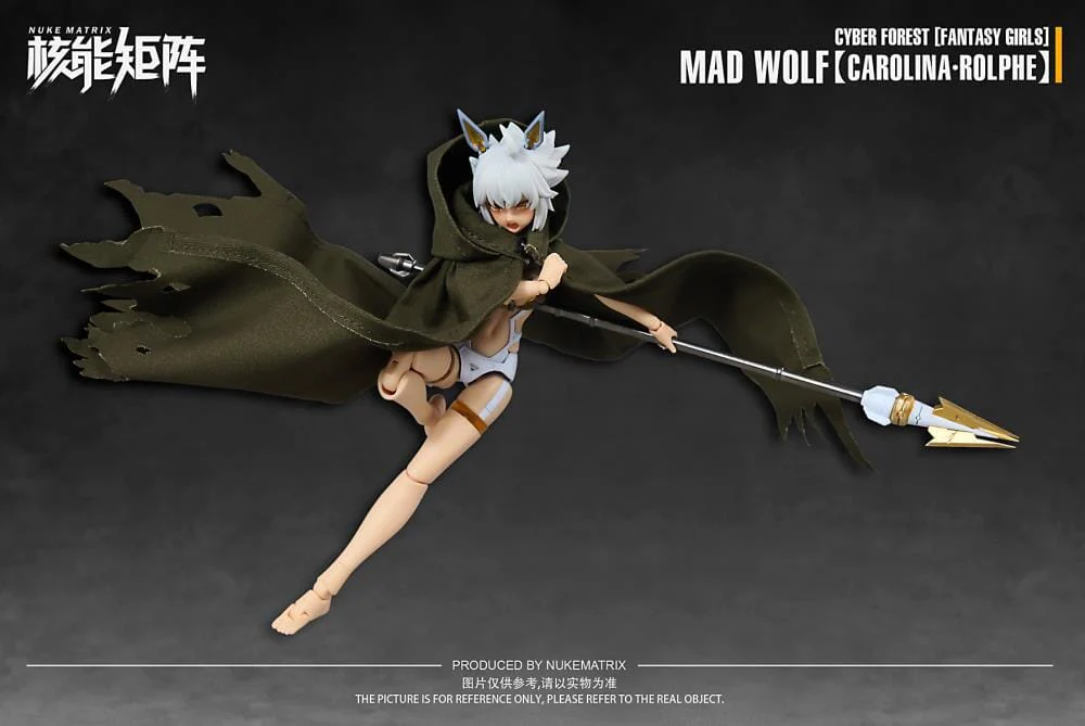 Cyber Forest Fantasy Girls Mad Wolf 1/12 Scale Model Kit - Image 20