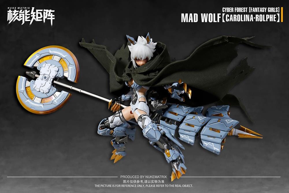 Cyber Forest Fantasy Girls Mad Wolf 1/12 Scale Model Kit - Image 21