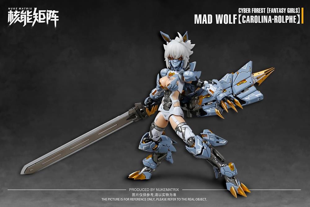 Cyber Forest Fantasy Girls Mad Wolf 1/12 Scale Model Kit - Image 22