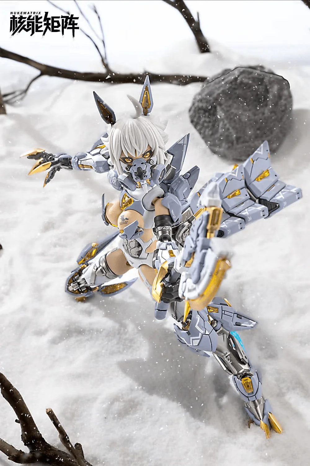 Cyber Forest Fantasy Girls Mad Wolf 1/12 Scale Model Kit - Image 3