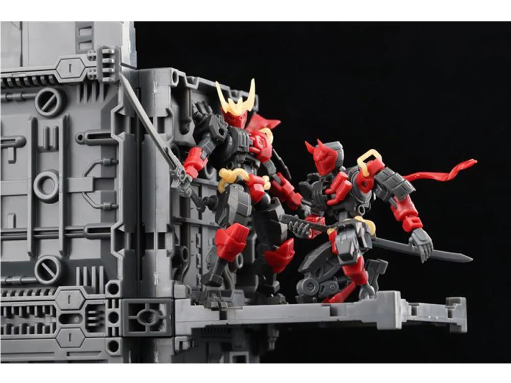 Number 57 Armored Puppet Oni Flame 1/24 Scale Model Kit - Image 8