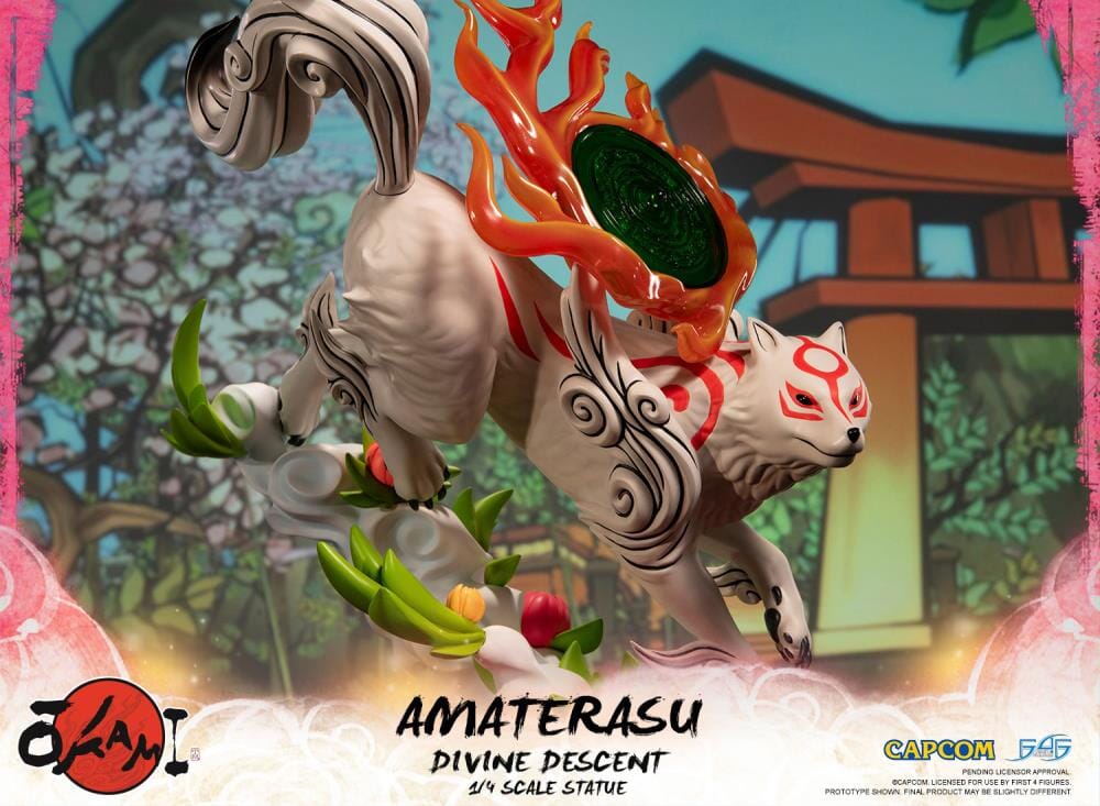 Okami Amaterasu Divine Descent 1/4 Scale Statue - Image 11