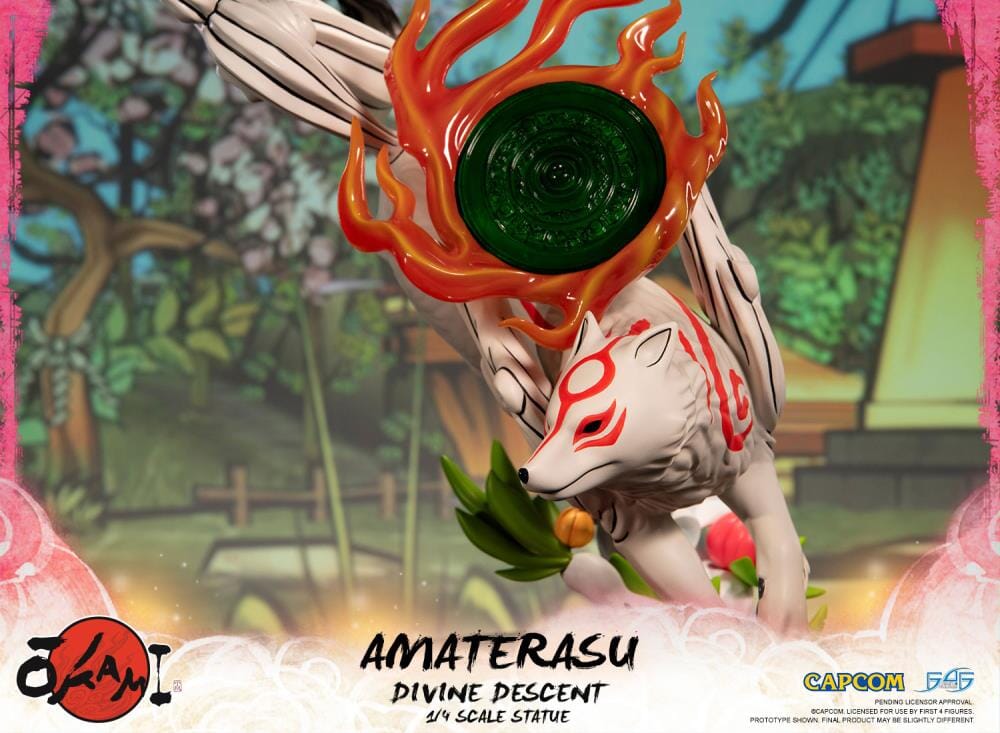 Okami Amaterasu Divine Descent 1/4 Scale Statue - Image 12
