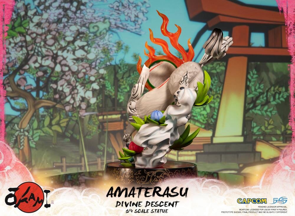 Okami Amaterasu Divine Descent 1/4 Scale Statue - Image 7
