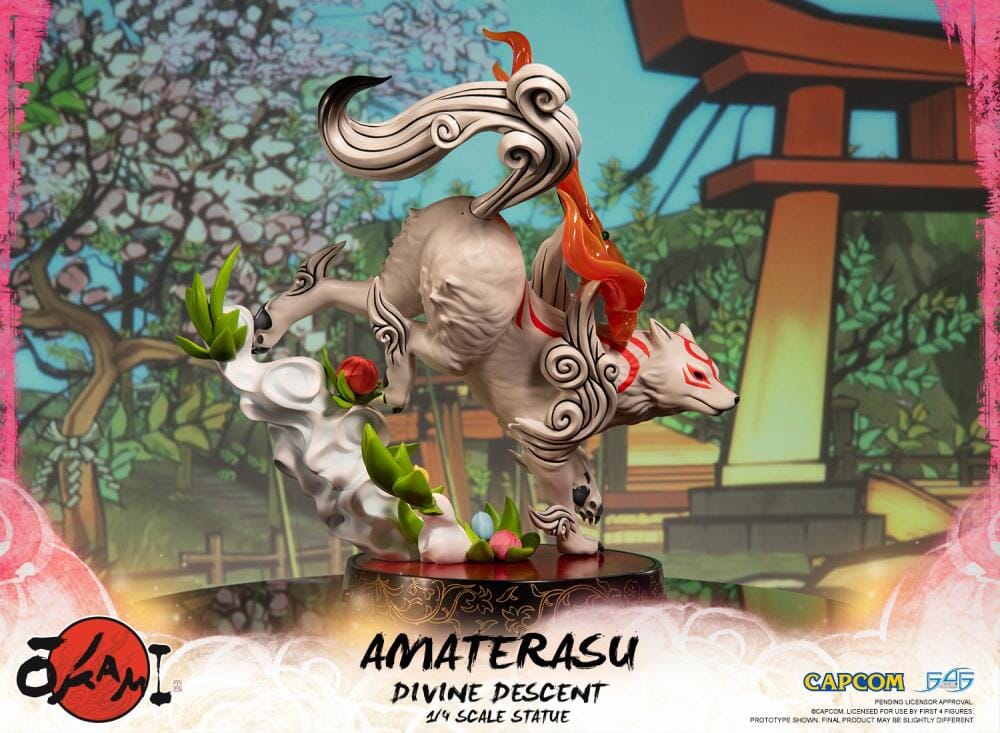 Okami Amaterasu Divine Descent 1/4 Scale Statue - Image 9