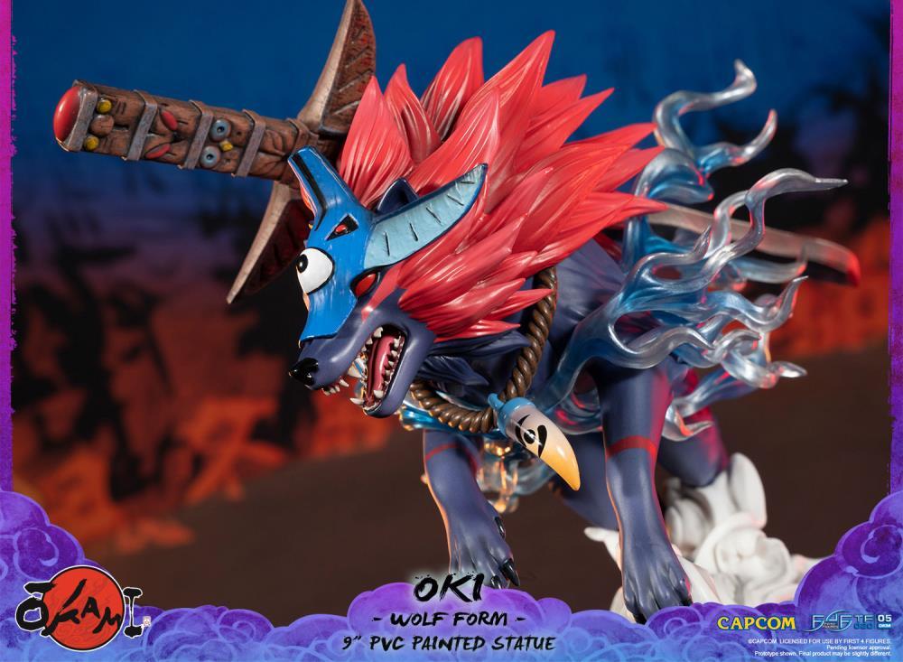 Okami Oki (Wolf Form) Statue - Image 10
