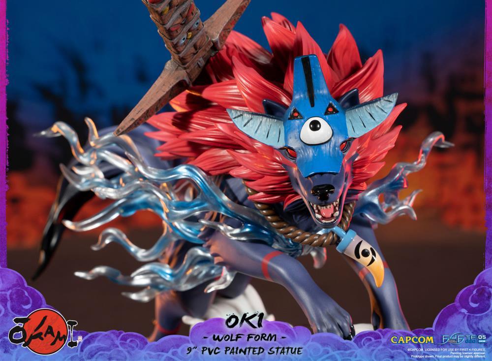 Okami Oki (Wolf Form) Statue - Image 11