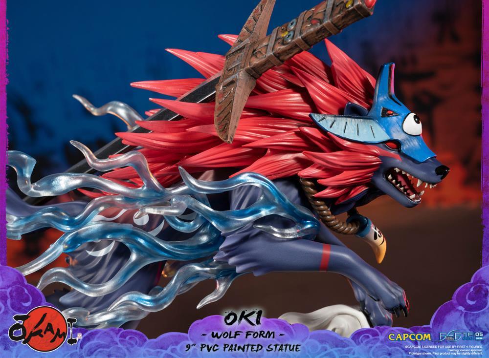 Okami Oki (Wolf Form) Statue - Image 13