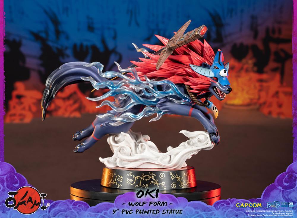 Okami Oki (Wolf Form) Statue - Image 14
