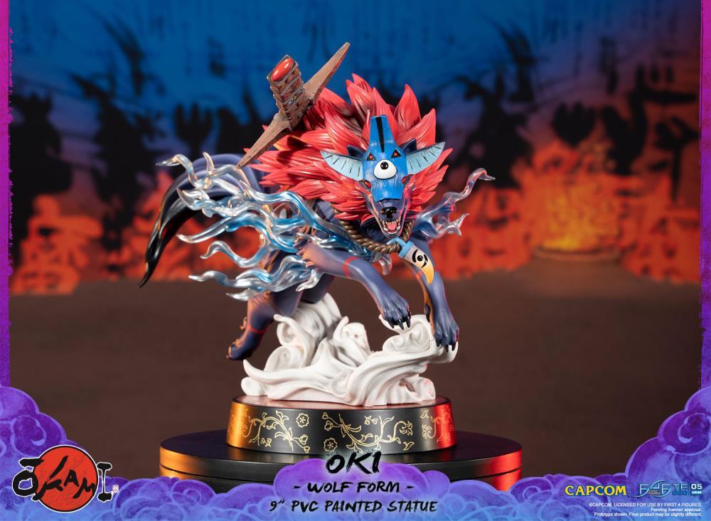 Okami Oki (Wolf Form) Statue - Image 15