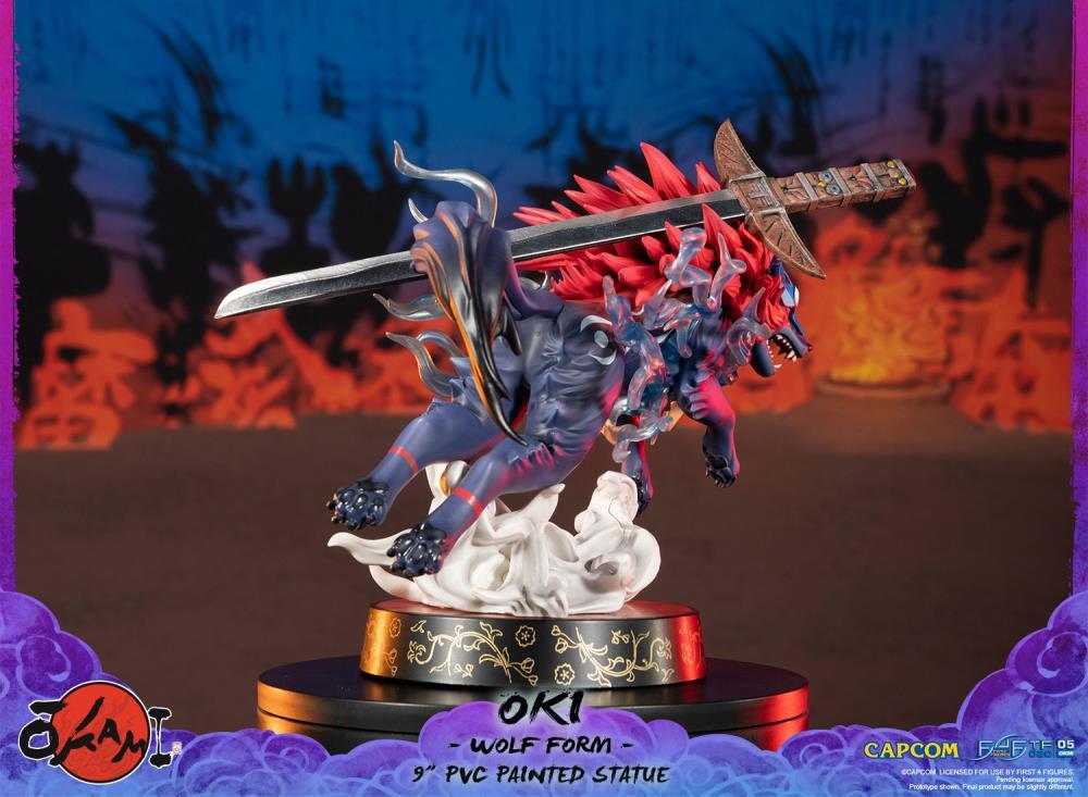 Okami Oki (Wolf Form) Statue - Image 16