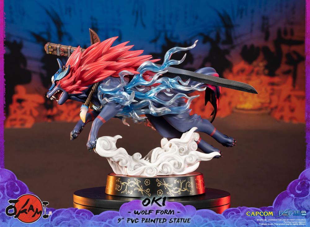 Okami Oki (Wolf Form) Statue - Image 17