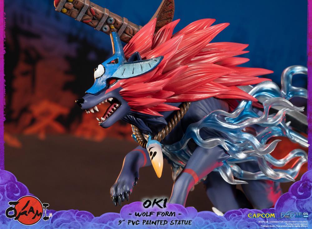 Okami Oki (Wolf Form) Statue - Image 2