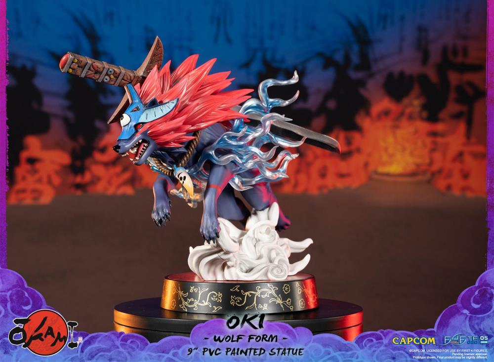 Okami Oki (Wolf Form) Statue - Image 3