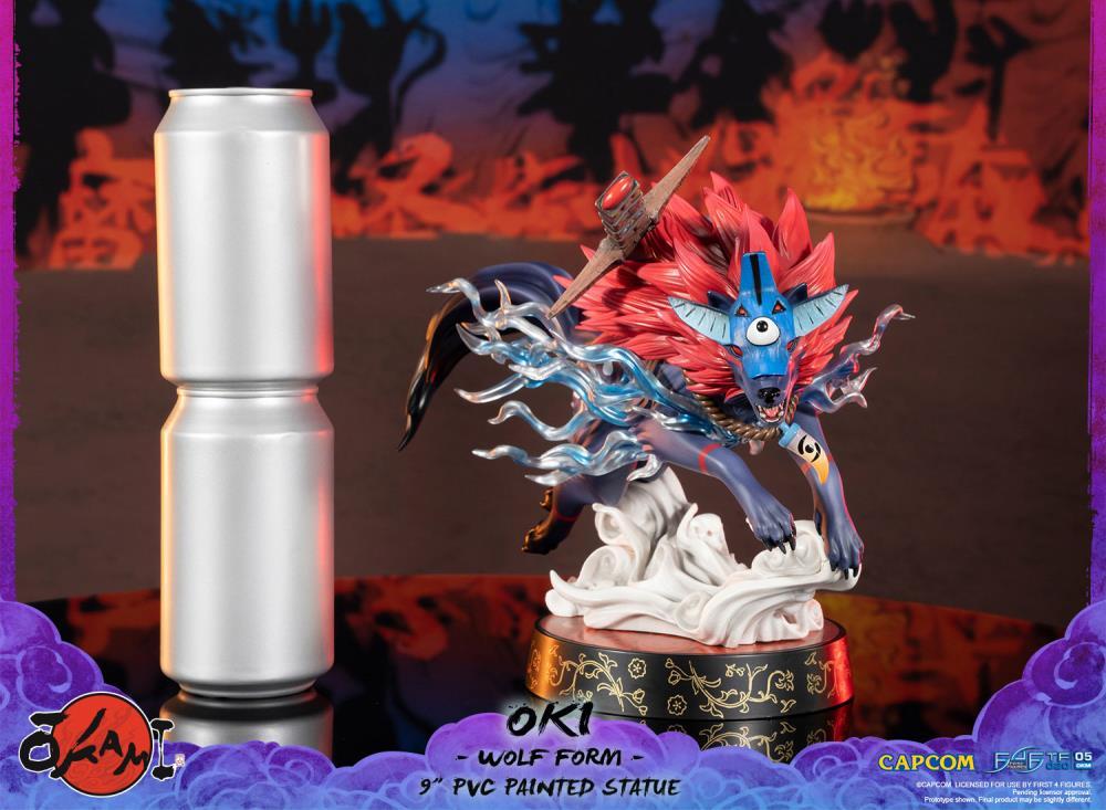 Okami Oki (Wolf Form) Statue - Image 5